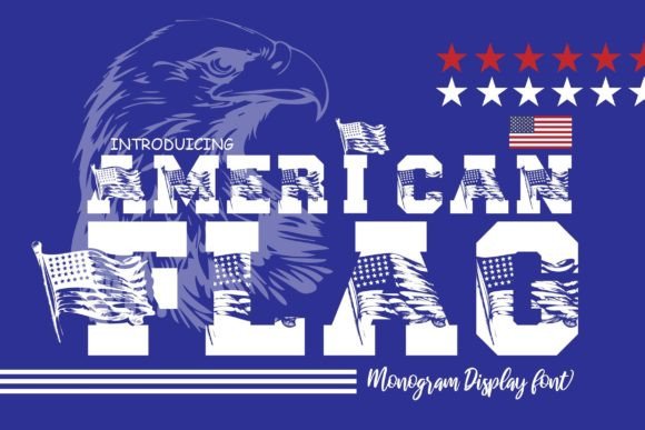 American Flag Font: Bold Display Type for Editorial Design
