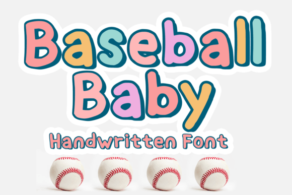 Baseball Baby Font for Editorial Design