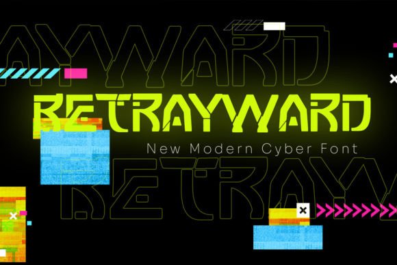 Betrayward Font: Futuristic Display Type for Editorial Design