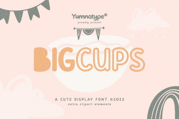 Bigcups: A Premium Script Font for Crafters and Creators