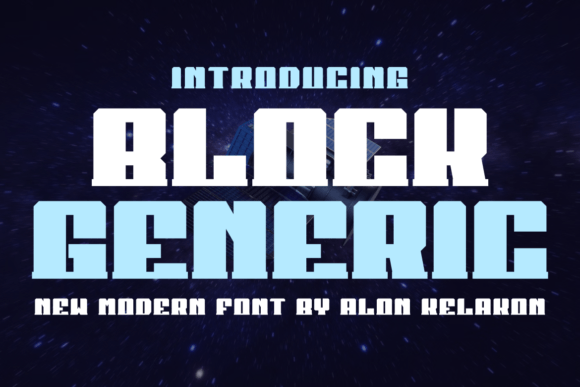 Block Generic: A Bold Display Font for Modern Web Design