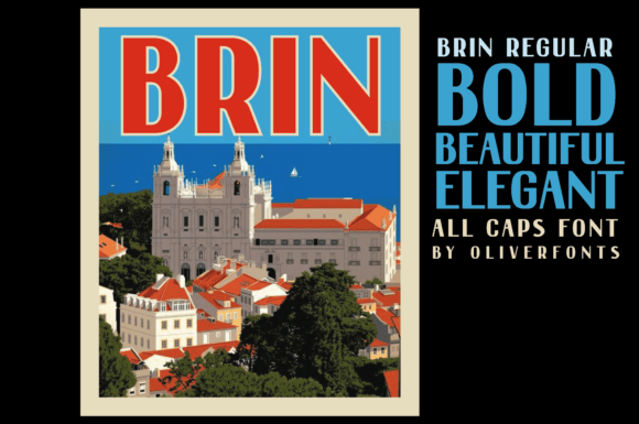 Brin Font: Bold Display Type for Digital Campaigns