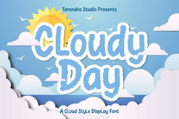 Cloudy Day Font: A Display Typeface for Soft Branding