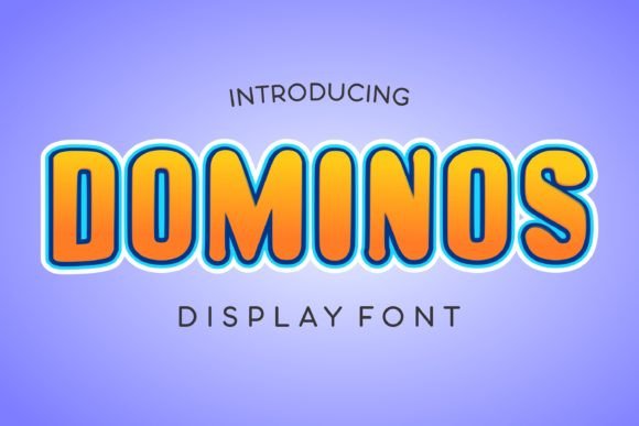 Dominos Font: Bold Display Type for Digital Campaigns