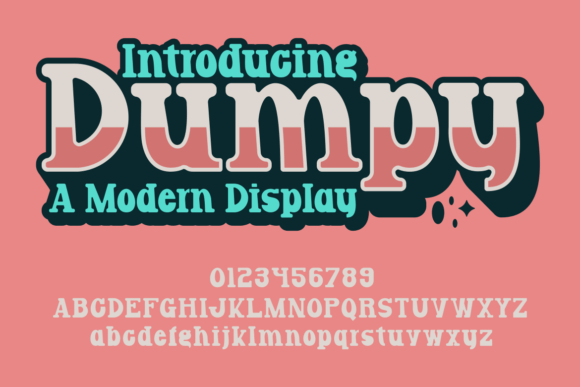 Dumpy Font: Retro Display Typography for Web Design