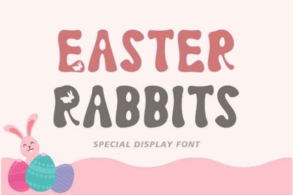 Easter Rabbits Font: Playful Display Typography for Web Design