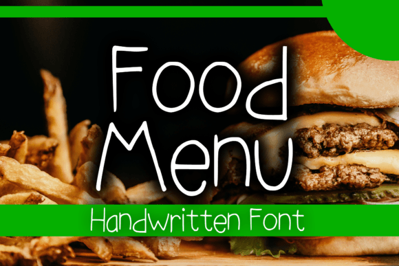 Food Menu Font: A Casual Typeface for Campaigns