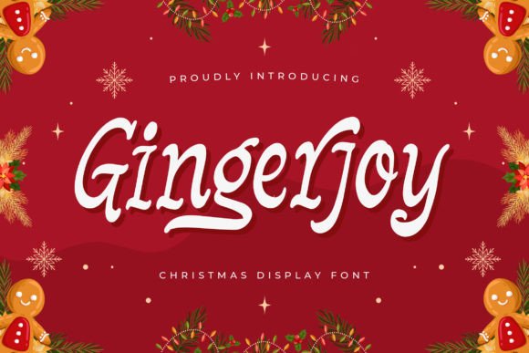 Gingerjoy Font: Festive Editorial Typography