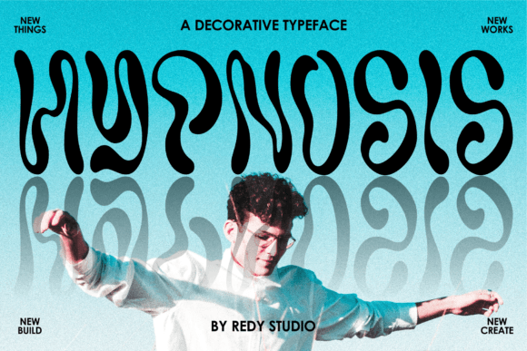 Hypnosis Font: Playful Display Typography for Web Design