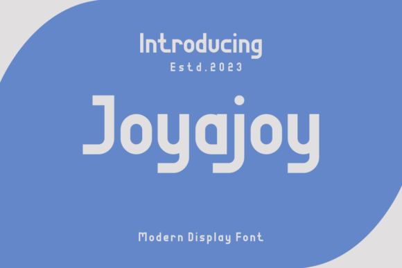 Joyajoy Font Review: A Modern Display Typeface for Branding