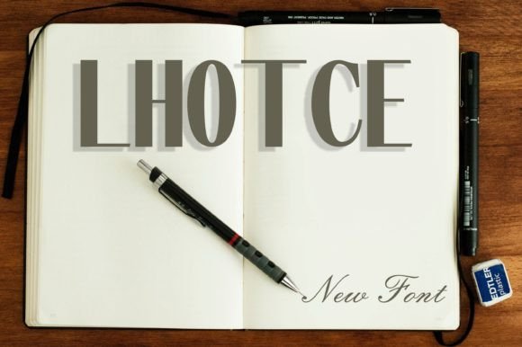 Lhotce Font: Elevating Handmade Labels and Crafts