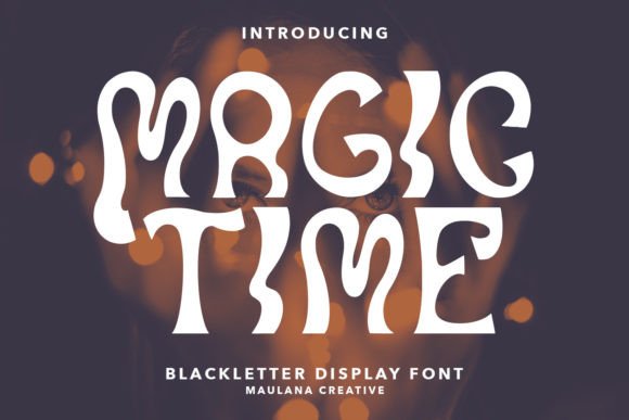 Magic Time Font: A Psychedelic Display Typeface Review