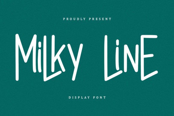 Milky Line Font: Refined Display Typography