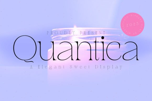 Quantica: A Designer’s Take on This Display Font