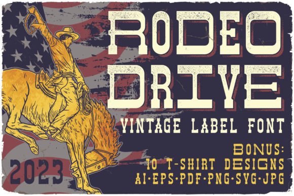 Rodeo Drive Font: Bold Display Type for Marketing