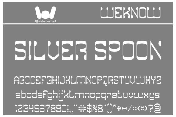 Silver Spoon Font: Elevating Small Business Branding
