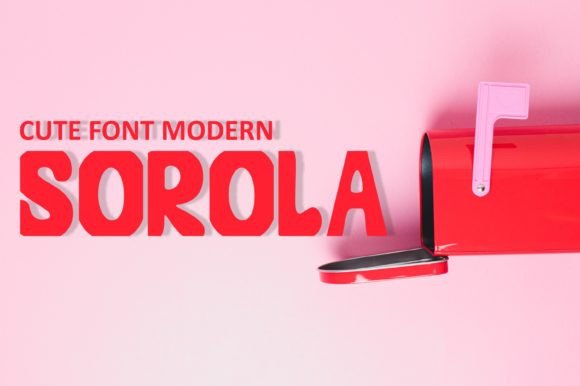 Sorola Font: Quirky Display Type for Craft Projects