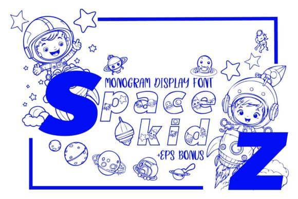 Space Kidz Font: Bold Display Typography for Web Design