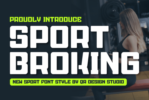 Sport Broking Font: Bold Display Type for Editorial Impact