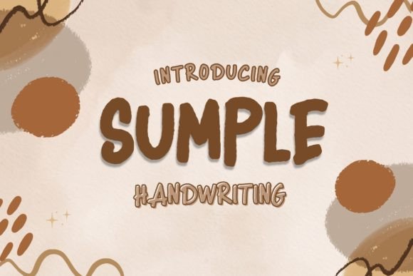 Sumple Font: Modern Display Typography for Editorial Design
