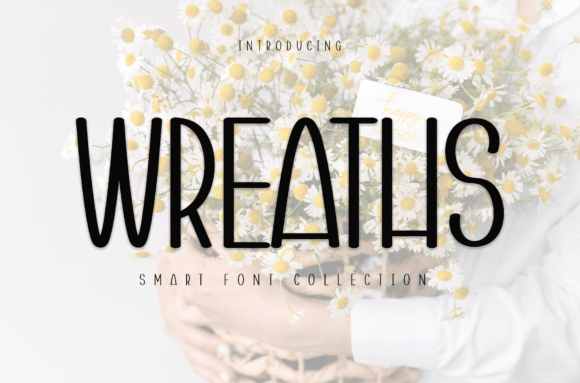 Wreaths Font: Friendly Display Typography for Web Design